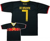 Voetbalshirt - België - De Bruyne - Zwart - Volwassenen - Large