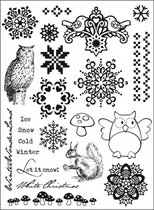 Clear Stamps Let It Snow (24 Stuks)