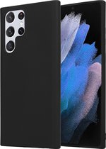 Shieldcase Samsung Galaxy S22 Ultra silicone case - zwart