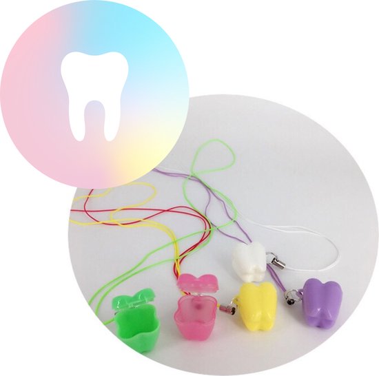 tandendoosje - tandendoosje aan ketting - melktanden bewaardoosje - tanden doosje - tandendoosjes voor kinderen - kindertanden bewaardoosje -  Blijderij