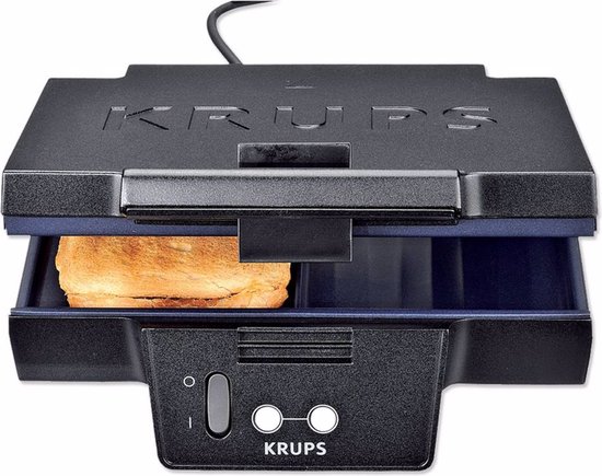 Krups FDK452 - Tosti ijzer - Zwart