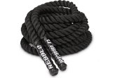Rebblo - Battle Rope - Soft Grip - Krachttouw - 7,5 kg Fitness touw - 38 mm dik - 9 meter - Zwart