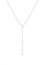 Elli Dames Halsketting Y-Kette Kugel Geo Trend Minimal 925 Silber