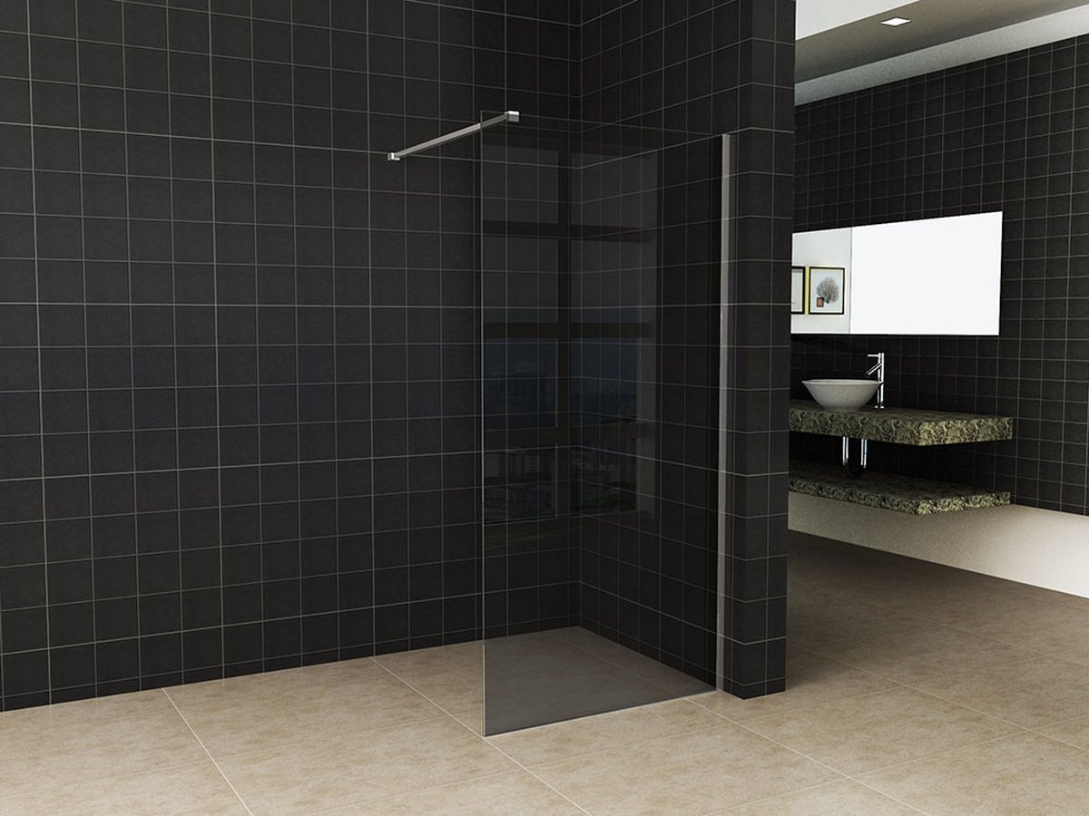 Klea Glasplaat 900x2000mm Antikalk 8mm Veiligheidsglas Rookglas