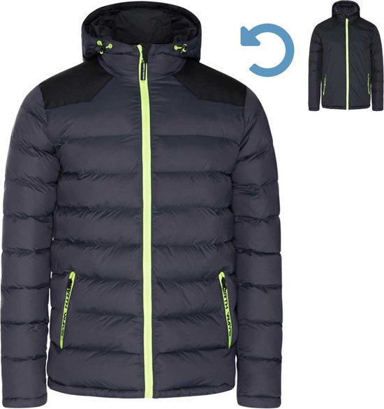 Doudoune réversible Vinci de Nine Worths - Gris foncé - XXL
