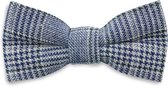 Sir Redman - strik - Maher Tweed - blauw / groen / grijs / wit