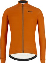 Santini Fietsshirt Lange Mouwen Heren Oranje - Gravel Thermal LS Jersey Orange - L