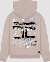 JORCUSTOM Artist Loose Fit Hoodie - Sand - Volwassenen - Maat XS