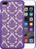 Apple iPhone 7 Plus Hoesje - Mobigear - Barock Serie - Hard Kunststof Backcover - Paars - Hoesje Geschikt Voor Apple iPhone 7 Plus