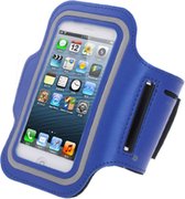 Apple iPhone 5C Hoesje - Mobigear - Serie - Neopreen Sportarmband - Blauw - Hoesje Geschikt Voor Apple iPhone 5C