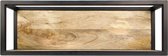 HSM Collection Wandbox Levels - 75x25 cm - mangohout/ijzer