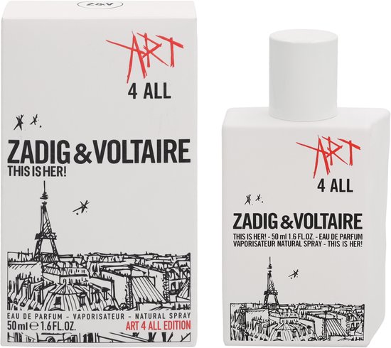 Zadig & Voltaire This is Her! Art 4 All Limited Edition Eau de toilette -  50 ml | bol.com