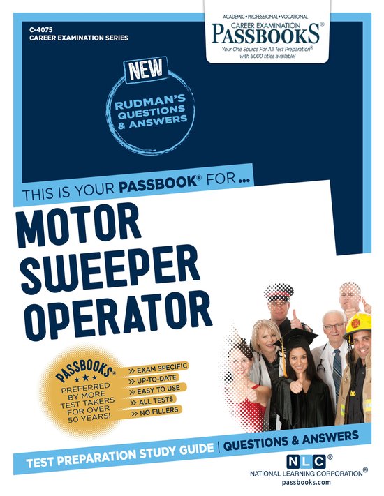 Motor Sweeper Operator (ebook), Jack Rudman 9780829340754 Boeken