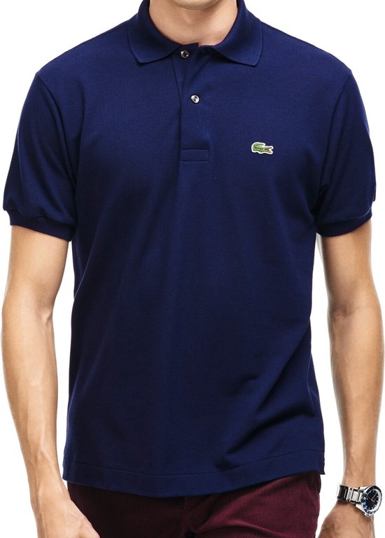 navy blue polo shirt lacoste