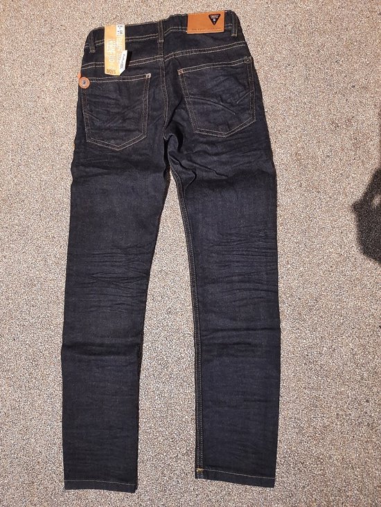 Lemmi - donkerblauwe kinder jeans - supersmal - maat 134 | bol.com