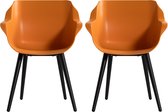 Hartman Sophie Studio Tuinstoel Armleuningen - Set Van 2 - Indian Orange