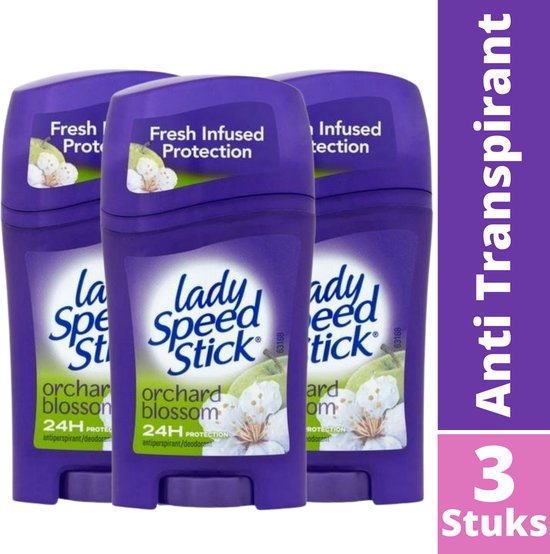 Lady Speed Stick Orchard Blossom Deodorant Stick 24H Anti Transpirant