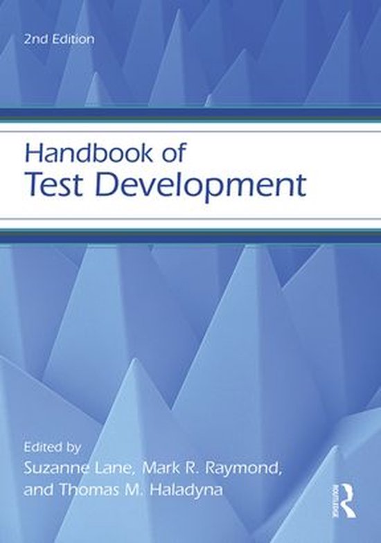 Educational Psychology Handbook - Handbook of Test Developme ... - cover
