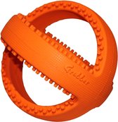 GRUBBER VOETBAL ORANJE 18 CM