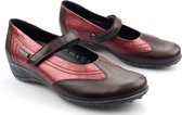 Mephisto LEIDINA Dames Instapper - Chianti Rood - Maat 38.5