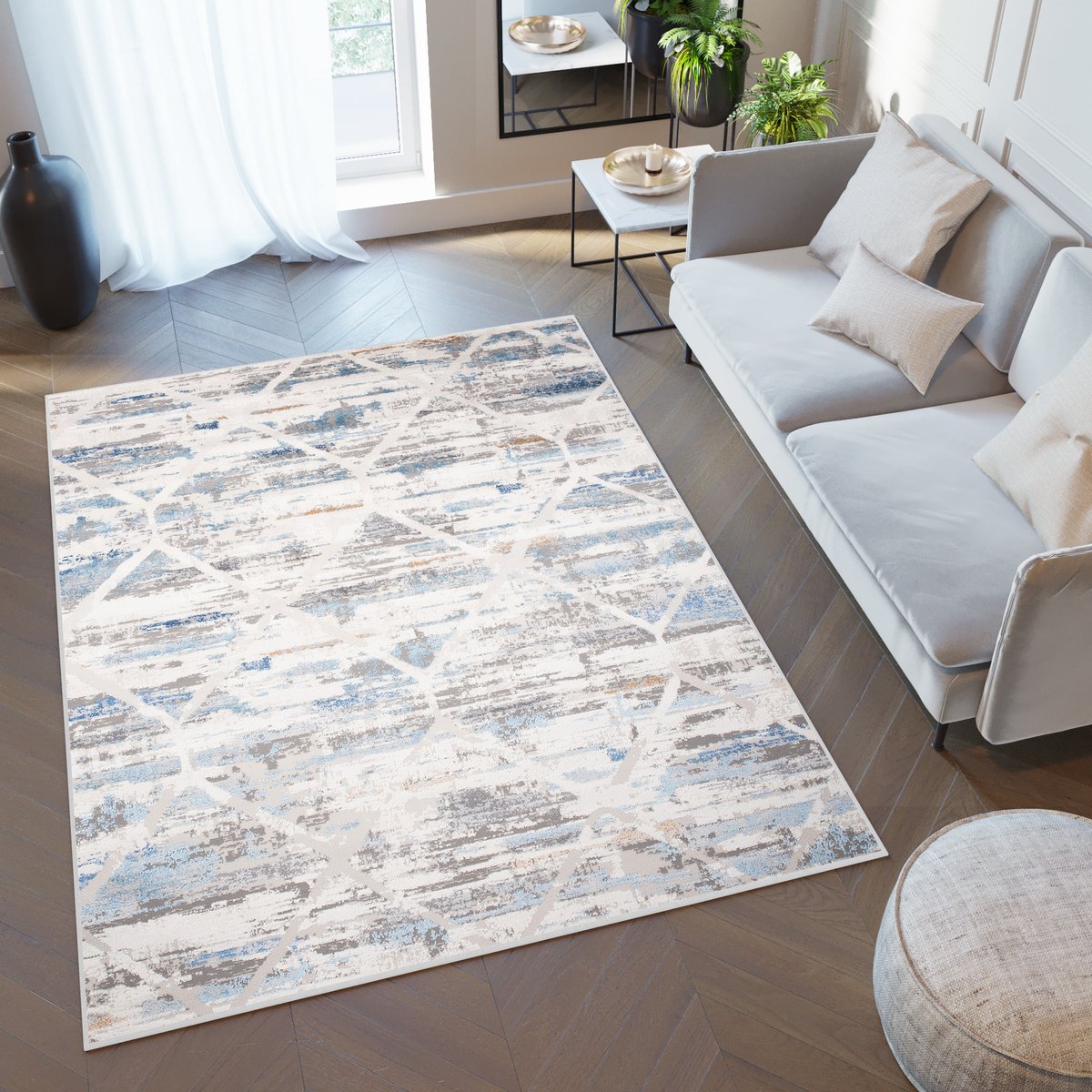 Tapiso Valley Vloerkleed Abstract Tapijten Woonkamer Maat- 200x300
