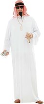 FUNIDELIA Arabisch kostuum voor mannen Sjeik - Maat: M - Wit