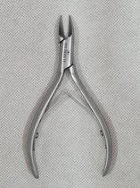 Belux Surgical / Nagelknipper/Nageltang Met Spitse Bek Voor Nagelhoekjes - Hoektang 12.50cm/ Rechte Bek