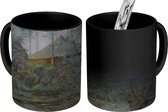 Magische Mok - Foto op Warmte Mokken - Koffiemok - Hooischelf - Piet Mondriaan - Magic Mok - Beker - 350 ML - Theemok