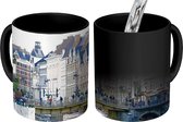 Magische Mok - Foto op Warmte Mok - Water - Architectuur - Gent - 350 ML