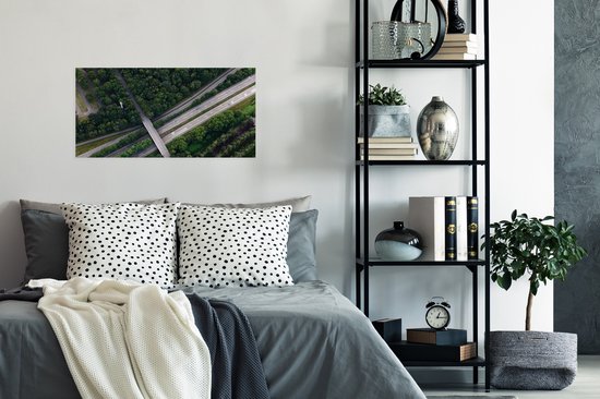 Poster Snelwegen in Nederland - 80x40 cm