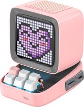 Kamyra® Mini-Computer met Wekker - Bluetooth Speaker & Microfoon met LED Scherm - Met Games & Apps - USB oplaadbaar - Roze