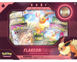 Pokemon vmax premium collection 1 willekeurige variant: flareon, vaporeon of jolteon