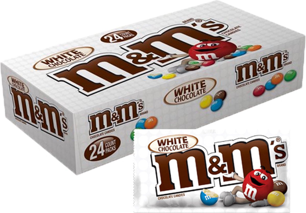 White m&ms sale