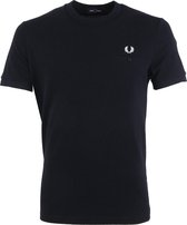 Fred Perry - T-Shirt Donkerblauw M8531 - Maat L - Modern-fit