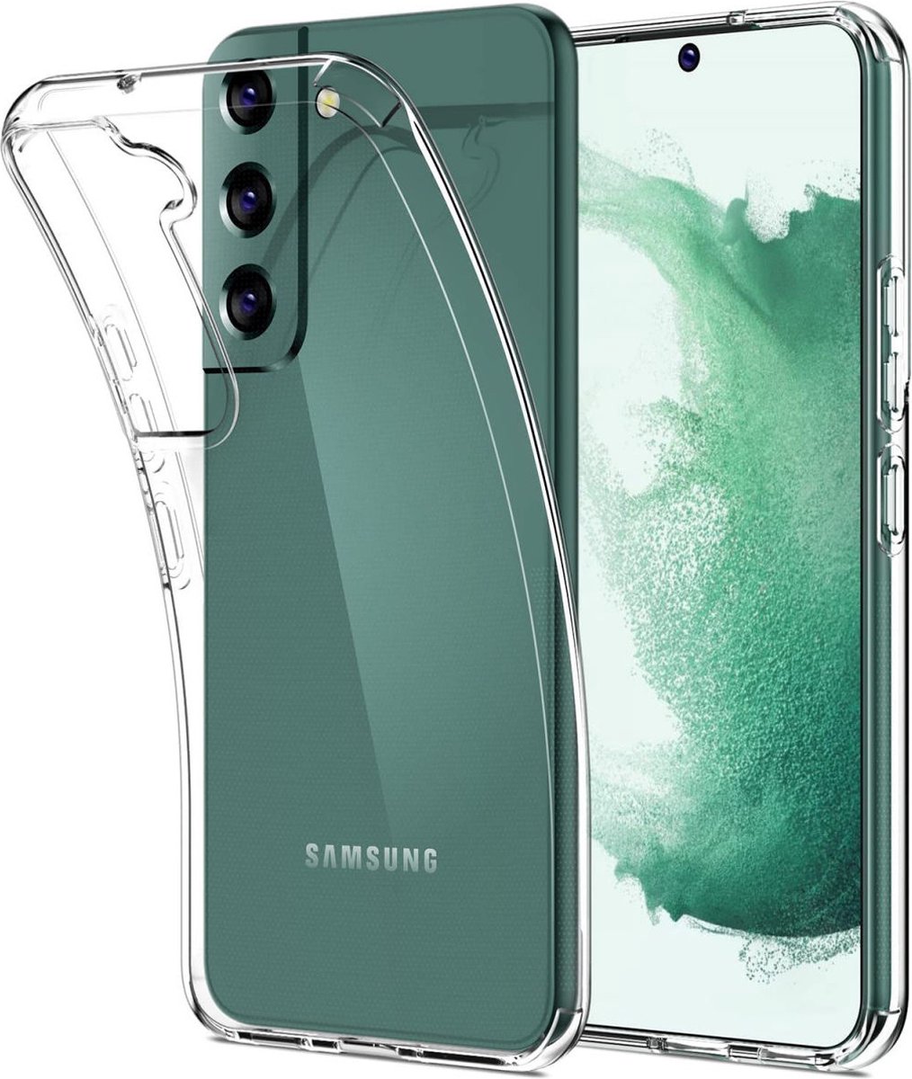 Transparant Dun TPU Hoesje Geschikt voor Samsung Galaxy S22 | Back Cover | Lichtgewicht | Ultra Dun Hoesje | Flexibel | Zacht TPU | Doorzichtig