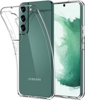Transparant Dun TPU Hoesje Geschikt voor Samsung Galaxy S22 | Back Cover | Lichtgewicht | Ultra Dun Hoesje | Flexibel | Zacht TPU | Doorzichtig