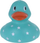 Badeend 27 cm blauw