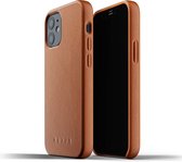 Mujjo - Full Leather Case iPhone 12 Mini - Bruin