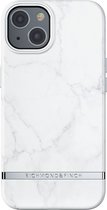 Richmond & Finch - Trendy iPhone 13 Hoesje - white marble