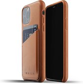 Mujjo Full Leather Wallet Case for iPhone 11 Pro - Bruin Tan Cognac