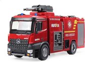 Huina 1562 - RC Brandweerauto - 360 graden roterend waterkanon, licht en geluid - Schaal 1:14