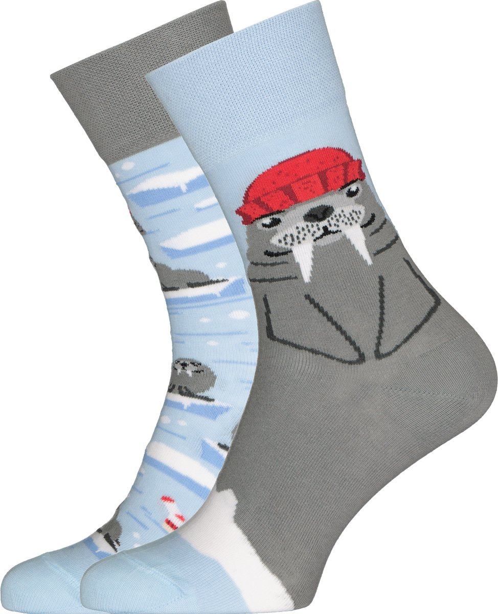 Many Mornings unisex sokken Walrus - Unisex - Maat: 39 - 42