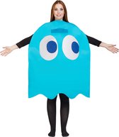 FUNIDELIA Ghost Inky Pac-Man Kostuum - Maat: One Size