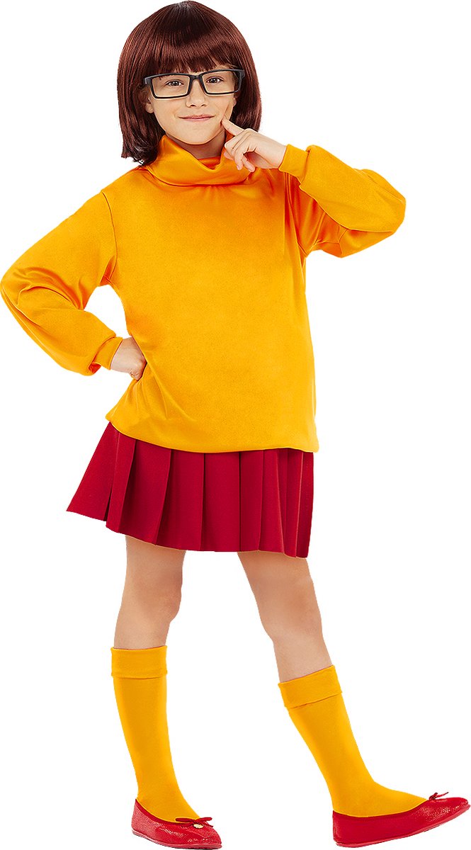 FUNIDELIA Velma Kostuum voor meisjes - Scooby Doo - Maat: 135 - 152 cm