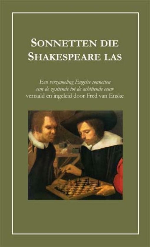 Cover van het boek 'Sonnetten die Shakespeare las' van Fred van Enske