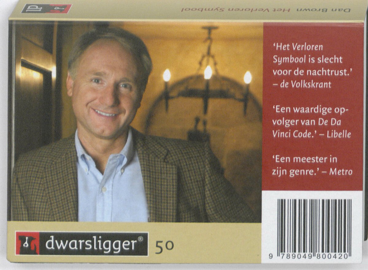 Dwarsligger® 50 - Het verloren symbool - back cover