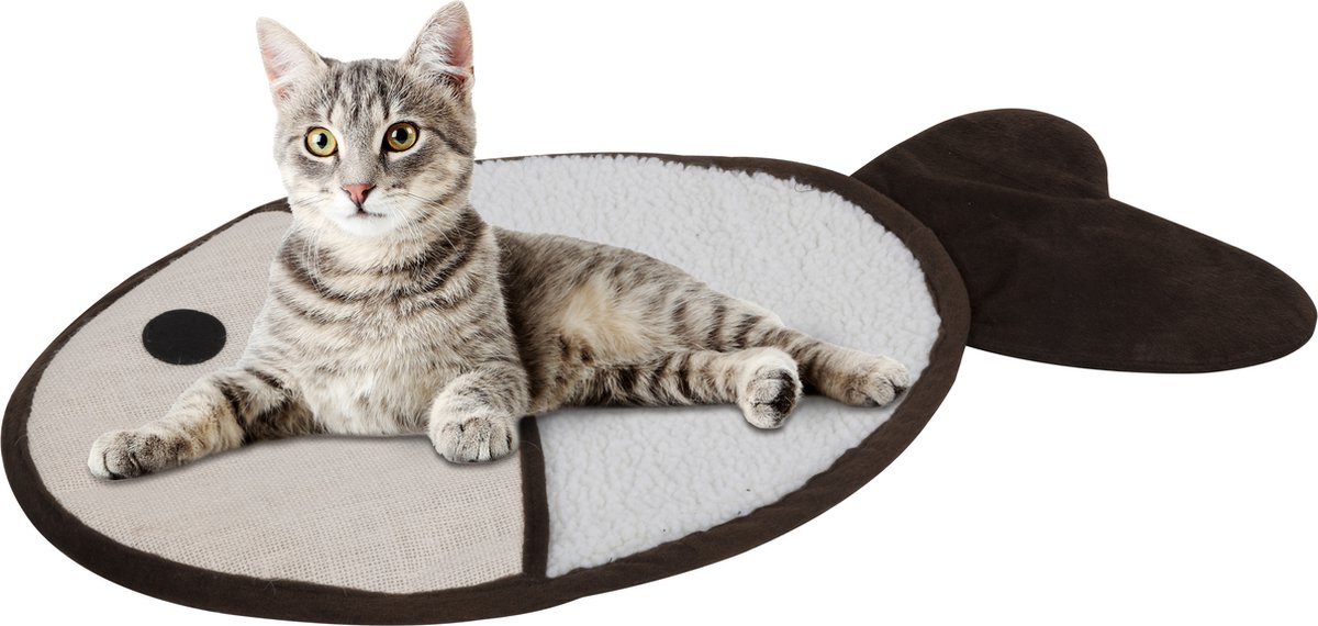 maxxpro Lig- en Krabmat - voor Kat - Vis - 68 x 40 cm