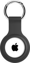 Xccess Keychain Siliconen Hoesje Geschikt voor Apple AirTag - Zwart