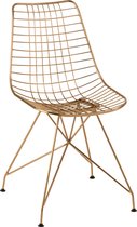 Stoel | metaal | goud | 44x50x (h)84 cm