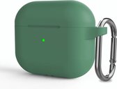 Case Cover geschikt voor Geschikt voor Apple Airpods 3 - Siliconen Groen